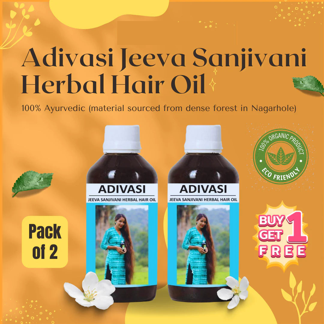 Adivasi Jeeva Sanjivani Herbal Hair🔥 BUY 1 GET 1 FREE🔥