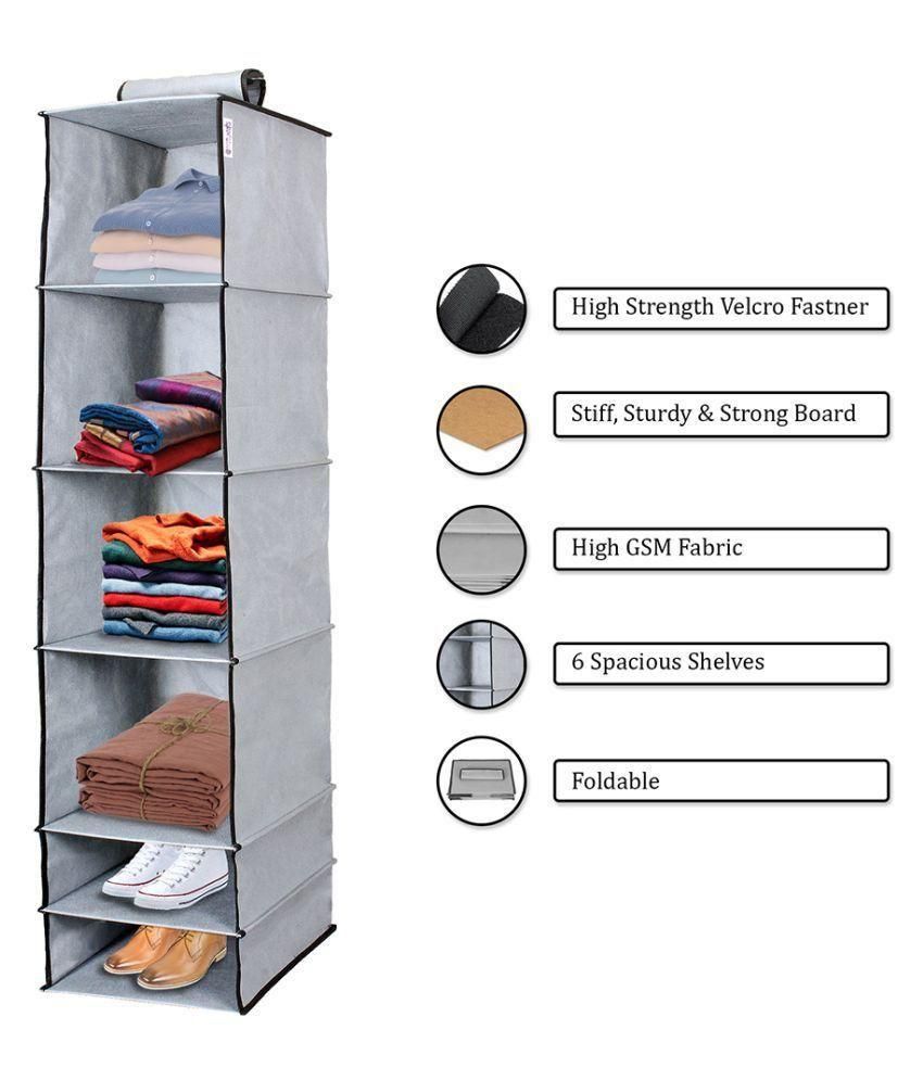 6 Shelves Foldable Hanging Wardrobe Organizers - ⭐⭐⭐⭐⭐ 24,000+ REVIEWS