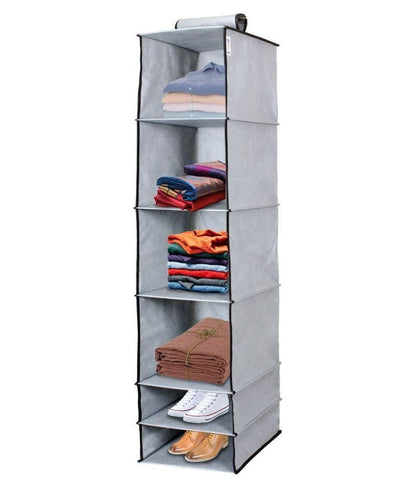 6 Shelves Foldable Hanging Wardrobe Organizers - ⭐⭐⭐⭐⭐ 24,000+ REVIEWS