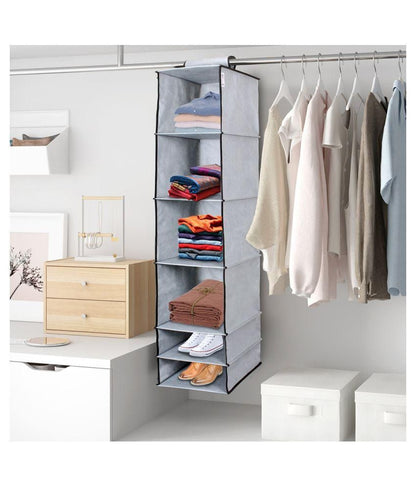 6 Shelves Foldable Hanging Wardrobe Organizers - ⭐⭐⭐⭐⭐ 24,000+ REVIEWS